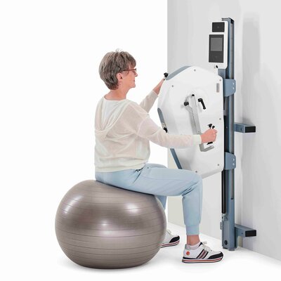 motion body 900 WM <p>The training on the gymnastic ball is an interesting variation and strengthens the torso while exercising the arms and shoulders.</p>
